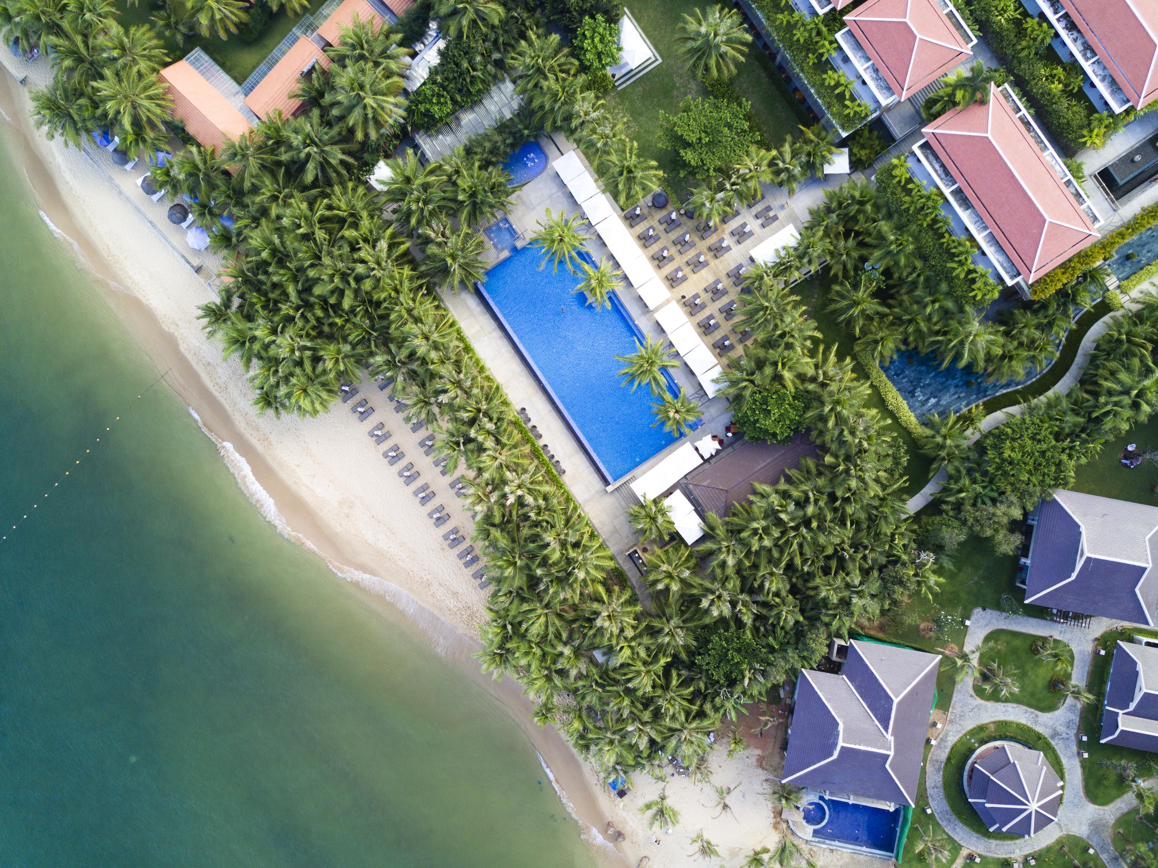 منتجع ساليندا جزيرة بو كوك دونغ دونغ المظهر الخارجي الصورة Aerial view of the resort