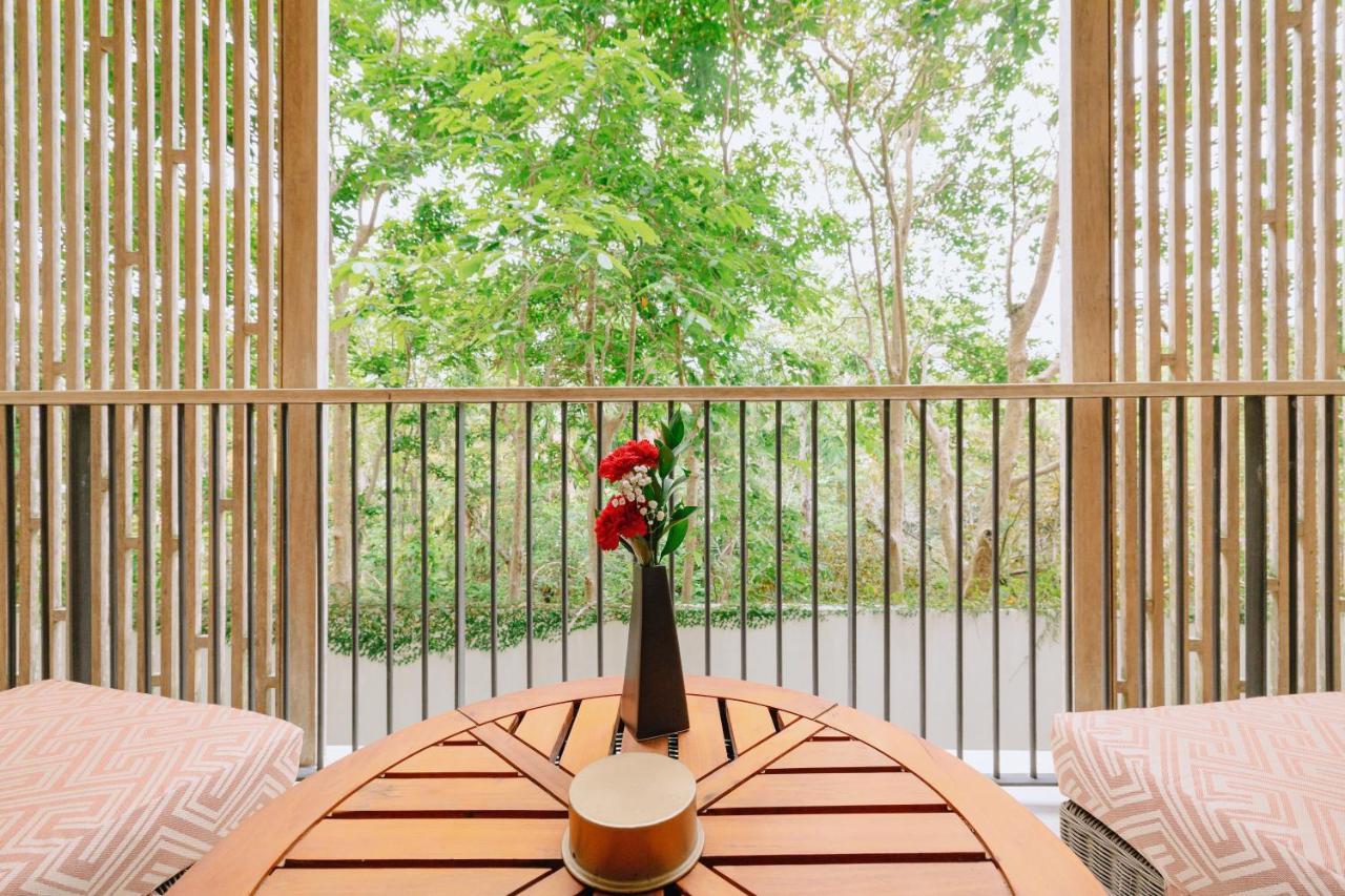 منتجع ساليندا جزيرة بو كوك دونغ دونغ المظهر الخارجي الصورة A view of the garden from the living room